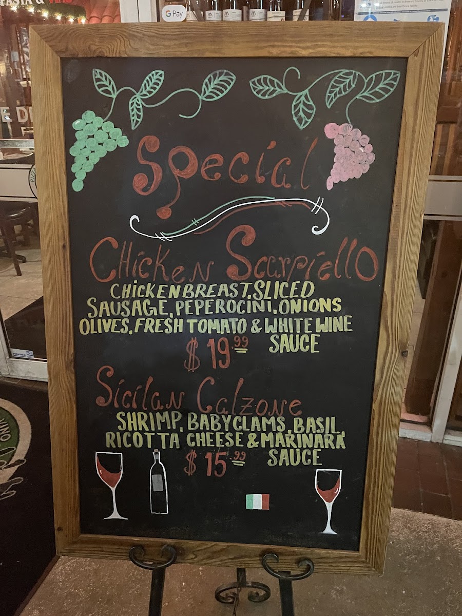 Menu Fratellis Pizza Pasta & Vino-6